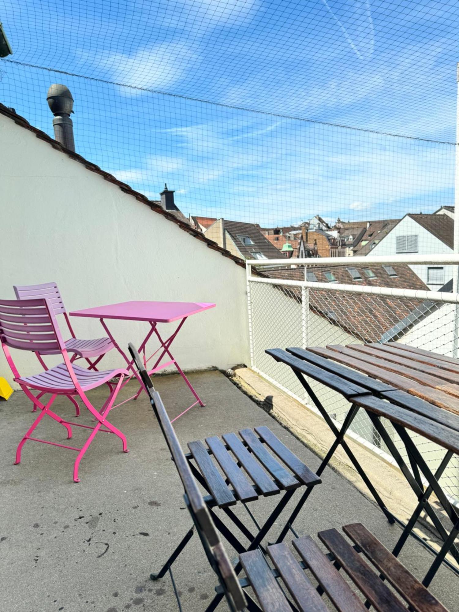 City Center Rooftop Balcony-Studio At Town Hall Basel Exterior photo